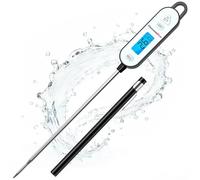 ThermoPro TP515 Termometro cucina, Termometro carne e Termometro alimentare per cucinare, IPX7, sonda da 14,5 cm, retroilluminato e funzione di blocco. Ideale come barbecue, marmellate, olio e acqua