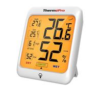ThermoPro TP53 Termometro Igrometro Interno Misuratore di Umidità e 1