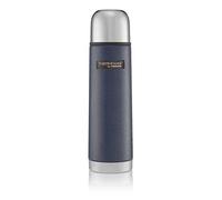 Thermos 187011 Thermocafé Acciaio Inox, Finitura Martellata, Acciaio Inossidabile, Hammertone Blue, 7.3 x 7.4 x 25 cm