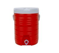 Thermos Borraccia Termica rosso 9 Litri con Rubinetto e Maniglia Contenitore
