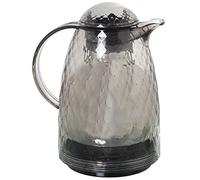 Thermos brocca in polipropilene e vetro da 1 l in grigio traslucido 24 x 19 x 15 cm