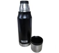 Thermos compatto da 750 ml con tappo a vite per Yerba Mate, a doppia parete, in acciaio inox, con tappo a vite Gaucho Bruno