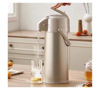 Thermos con erogatore a pompa, a doppia parete, con manico, per bevande calde, ideale per conferenze ed eventi