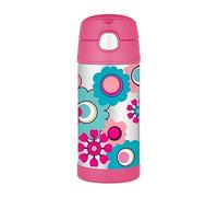 Thermos FUNtainer Baby Thermos cannuccia Fiori 355 ml - Thermos per bambini