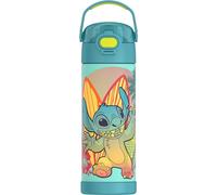THERMOS Funtainer - Borraccia termica in acciaio inox con beccuccio largo, 470 ml, motivo: Stitch