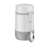 Thermos GUARDIAN FOOD JAR 0,50 l, contenitore termico per cibo 500 ml, bianco, in acciaio inox, con cucchiaio, ciotola bonus per cereali, condimenti, assolutamente ermetico, a tenuta stagna