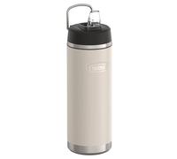 Thermos ICON - Borraccia termica con cannuccia, 0,71 l, colore: beige, freddo 12 ore, in acciaio inox, lavabile in lavastoviglie, senza BPA