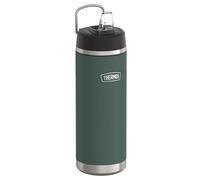 Thermos ICON Borraccia termica con cannuccia, 0,71 l, verde foresta, fredda 12 ore, in acciaio inox, lavabile in lavastoviglie, senza BPA