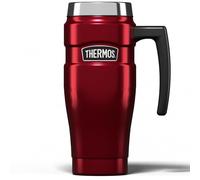 Thermos in Acciaio Inox, 470 ml-Tazza Termica da Viaggio Mirtillo Rosso