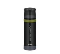 Thermos Mountain Beverage Bottle Bottiglia, Acciaio Inossidabile, Carbone Nero Opaco, 500 ml
