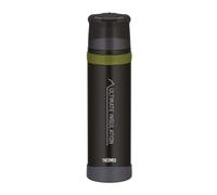Thermos Mountain Beverage Bottle Bottiglia, Acciaio Inossidabile, Carbone Nero Opaco, 900 ml