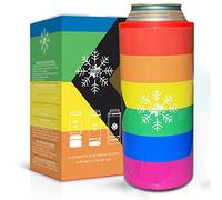 Thermos portabevande isotermica contenitore refrigerante per lattine e bottiglie da 330, 440 e 500 ml per birra e bibite analcoliche regalo originale uomo donna