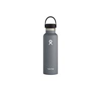 Thermos standard Hydro Flask with standard mouth flew cap 21 oz Gris TU