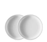 Thermos Thomas Trend 11400-800001-28276 Set 2 Piatti da Colazione 20 cm, Colore: Bianco