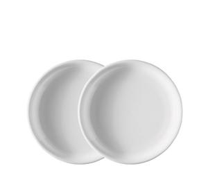 Thermos Thomas Trend 11400-800001-28276 Set 2 Piatti da Colazione 20 cm, Colore: Bianco