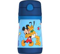 THERMOS Vacuum Insulated Stainless Steel 10oz Straw Bottle Mickey Mouse