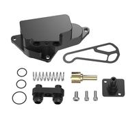 Thermostaat behuizing Adattatore aggiornato per alloggiamento termostato radiatore olio adatto per BＭＷ N54 N55 E90 E92 E93 E91 335i E82 E88 135i 1M X1 E84 35i koelvloeistofthermostaat