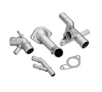 Thermostaat behuizing Adatto per MK4 1.8T TT Kit di aggiornamento flangia refrigerante in alluminio Raffreddamento motore 06A121132A 5 pezzi koelvloeistofthermostaat