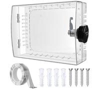 Thermostat Cover - Heavy Duty Wall Mounted Guard, Wall Thermostat AC Box Cover with Secure Lock Feature, Ideal for Home School Hotel Hospital Restaurant Rental Property Protection