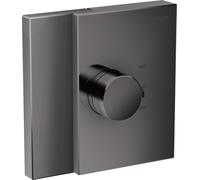 Thermostat de bord AXOR Highflow dissimulé, taille diamant, de la taille d'une main, 46741330, 46741330, Colorazione: Cromo nero lucido