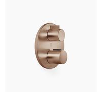 Thermostat encastré Dornbracht avec réglage de débit à trois voies, avec fonction d'arrêt, 36427970-42, 36427970-42, Colorazione: bronzo spazzolato