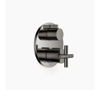 Thermostat encastré TARA de Dornbracht avec régulation de débit à deux voies, 36426892-19, 36426892-19, Colorazione: Cromo scuro