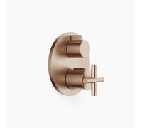 Thermostat encastré TARA de Dornbracht avec régulation de débit à deux voies, 36426892-42, 36426892-42, Colorazione: bronzo spazzolato