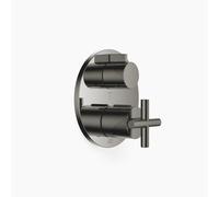 Thermostat encastré TARA de Dornbracht avec régulation de débit à trois voies, 36427892-19, 36427892-19, Colorazione: Cromo scuro