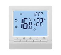 Thermostat For House - Wall Mounted LCD Display, Battery Powered Climate Controller, Programmable Temperature Regulation Device Smart Heating Management Panel, Precise Indoor Comfort Adjustment System