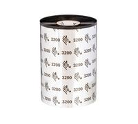 Thermotransferbänder, Zebra, 3200, Wachs/Harz, 83mm, 300m, Außen, Schwarz