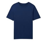 Thermowave Merino Life - Maglietta da uomo, 100% lana merino, scollo rotondo, 165 g/m², strato base per 4 stagioni, Blu, M