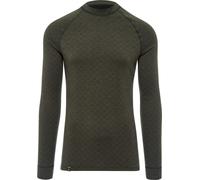 Thermowave Xtreme - Intimo termico da uomo, in lana merino, biancheria intima termica da uomo, traspirante, 220 GSM, verde foresta, nero, XXL
