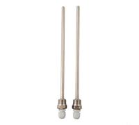Thermowell in acciaio inox, 2 pezzi, filettatura G, 1/2 filettatura a immersione, connessione a vite, per sensore di temperatura, uso fino a 40 bar di pressione (8 x 250 mm)