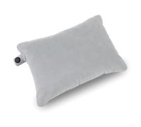 Thermrup Bobo - Cuscino riscaldante portatile USB in velluto, 25 x 35 cm, con elemento riscaldante a infrarossi remoto (senza power bank) (grigio)
