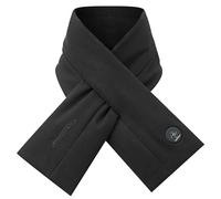 Thermrup - Sciarpa riscaldabile a infrarossi con 3 livelli di regolazione della temperatura, funzionamento a batteria, Nero , 100 cm