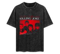 THERULER Killing Joke Love Like Blood Mens T-Shirt Casual Black Tee Cotton Graphic Unisex Shirts 3XL