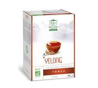 Thés de la pagode - Tè della Pagoda - Tè biologico Yelong - Tè Wulong biologico con ginseng - Vitality - Confezione da 90 bustine di tè