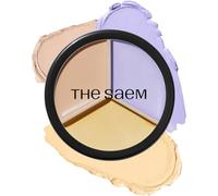 THESAEM Cover Perfection Triple Pot Concealer 04 Tone Up Beige - Per pelle da chiara a media. Correttore 3 in 1 a copertura totale che uniforma il tono della pelle e copre pigmentazione e macchie.