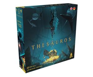 Thesauros - Eurogame strategico per la ricerca del tesoro e la gestione del budget - Worker Placement con regolazione in acque profonde - modalità solista ed esperti - Tedesco e inglese - ELZNIR GAMES