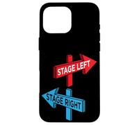 Thespian Recitazione Divertente Citazione Stage Sinistra Palcoscenico Destro Teatro Custodia per iPhone 16 Pro Max