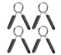 THETAG Clip a Molla per Bilanciere, 4 Pezzi Morsetti per Bilanciere 25mm Chiusura a Molla in ABS Morsetto di Bloccaggio per Sollevamento Pesi Attacco per Manubri