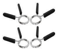 THETAG Clip a Molla per Bilanciere, 4 Pezzi Morsetti per Bilanciere 28mm Chiusura a Molla in ABS Morsetto di Bloccaggio per Sollevamento Pesi Attacco per Manubri
