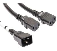 TheTechWave - Cavo di alimentazione splitter IEC C20 a 2X C13 - 200 ~ 250 V 12 AWG 20A a doppio 14AWG 15A cavo Y per Bitmain Antminer S19, L7, D7, KS3, KA3 U/L certificato (3 piedi)