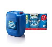 Thetford Aqua Kem Blu 30L Concentrato Pacco + Carta Igienica per Servizi