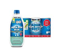 Thetford Eukalyptus Sanitärflüssigkeit Concentrato + Carta Igienica per