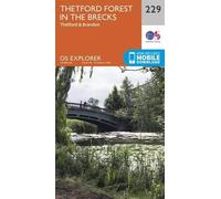 Thetford Forest in the Brecks (Map) OS Explorer Map