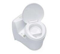 Thetford WC separatore a Secco, in plastica, Compatto, Bianco, 58 x 39,4 x 53,4 cm, Serbatoio di urina da 7,5 l, 7,2 kg, S220-CS con indicatore di Livello Meccanico