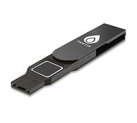 Thetis FIDO2 - Chiave di sicurezza per impronte digitali, USB A, autenticatore a due fattori, protezione multistrato, compatibile con Windows, MacOS, Gmail, Linux per Office Business, colore: nero