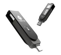 Thetis Pro FIDO2 Security Key Passkey dispositivo con PinPlex, Dual USB C & USB A & NFC, certificato PIV, app di autenticazione TOTP/HOTP, autenticazione a due fattori MFA, funziona con