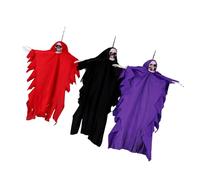 Thewasc 3 Scheletri Halloween Spettro Spettri Teschio Ornamento Oggetti Scena Appesi per Feste La Decorazione Scheletri Ornamenti Teschio Facili da Installare La Festa